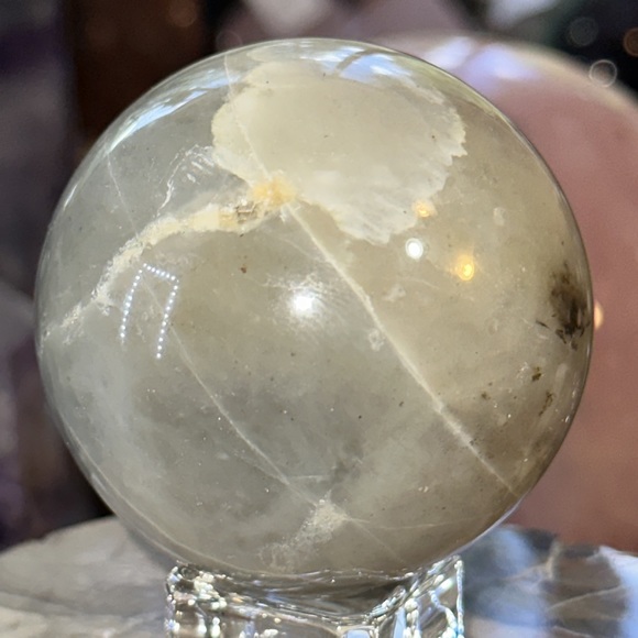 🎄SALE🎄Green Moonstone Crystal Sphere! - Picture 5 of 5